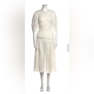 Crew Neck Long Dress